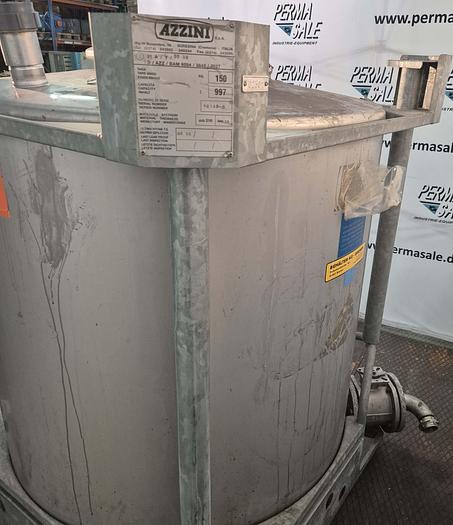 Gebraucht AZZINI Edelstahl-IBC mit 997 Litern Kapazität