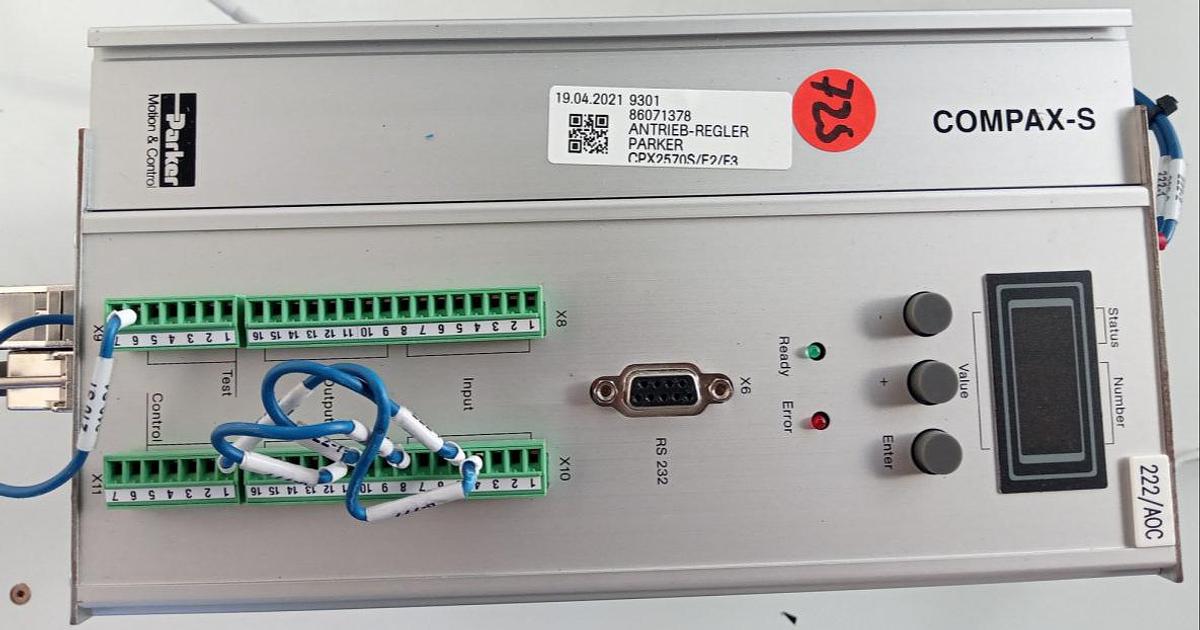 Gebraucht Parker Hannifin Servo Amplifier Compax-S CPX2570S/E2/F3