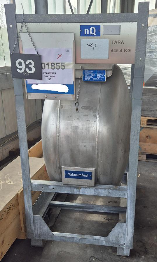 Gebraucht Gempp Vacuumbehälter 630 ltr.