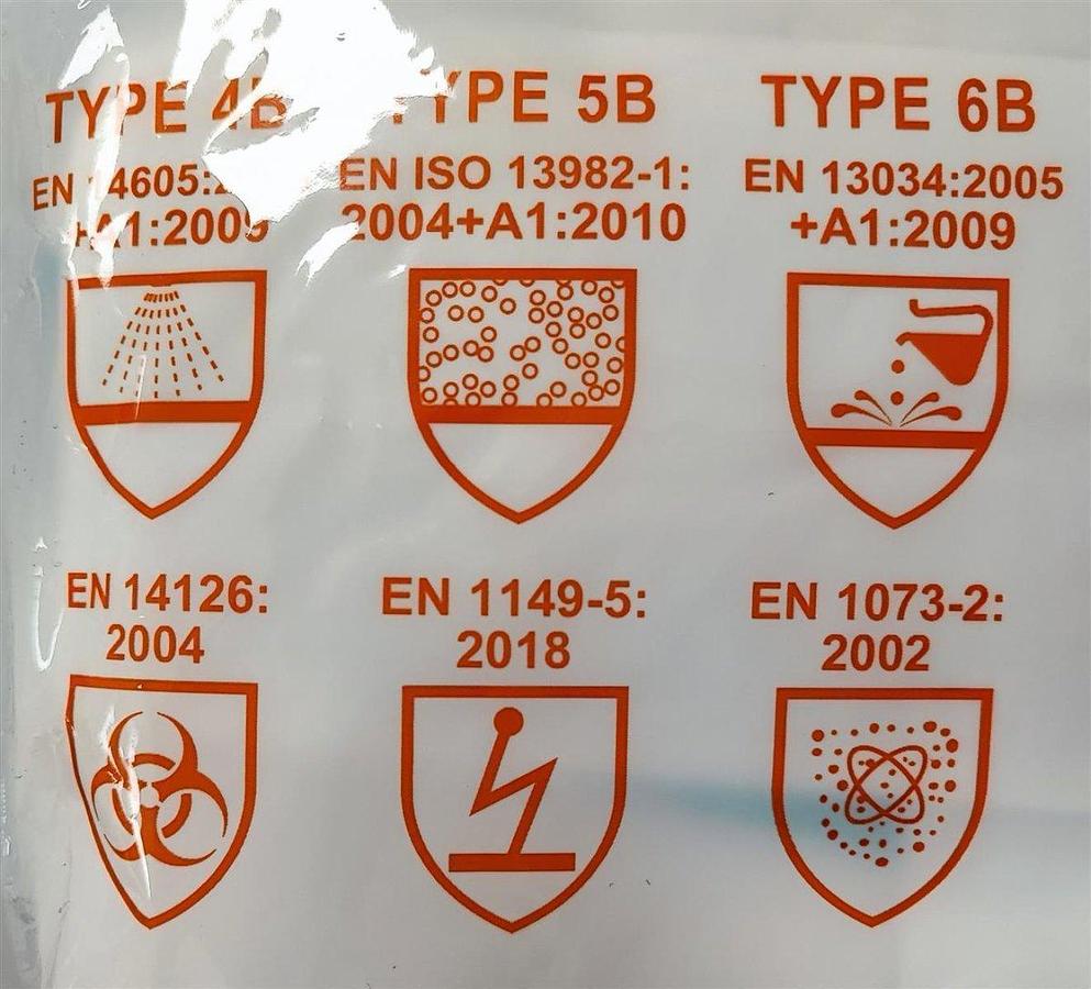 Guardwe Schutzanzug mit Kaputze  Cat. III CE0624 Gr.XL