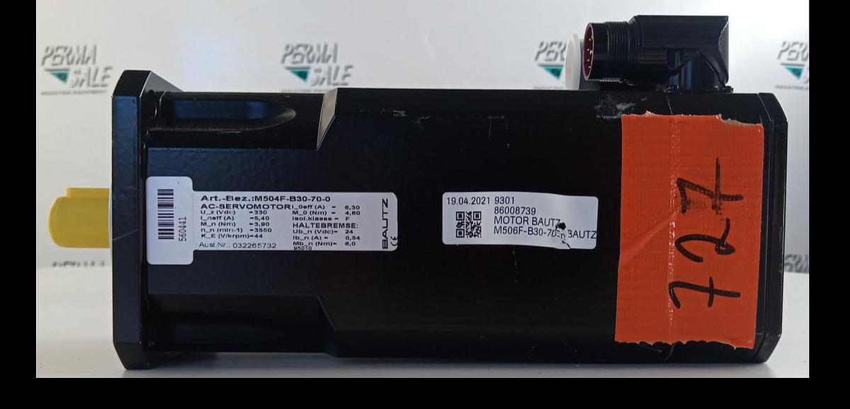 Gebraucht Bautz AC-Servomotor M-504FB30-70-0