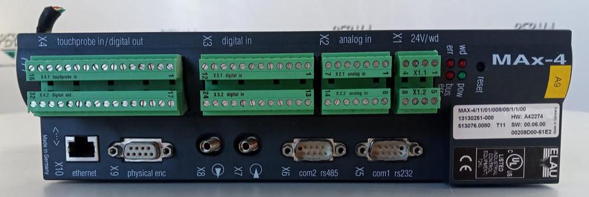 Gebraucht Elau Schneider Servo Verstärker MAX-4/11/01/008/08/1/1/00