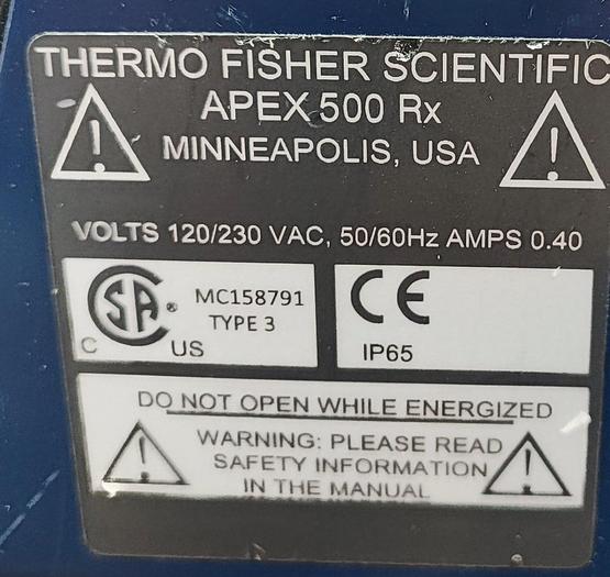 Gebraucht Thermo Fisher APEX 500 Rx Pharmaceutical Metal Detector