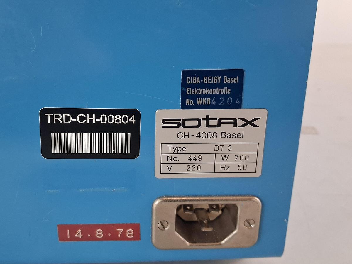Gebraucht SOTAX DT3
