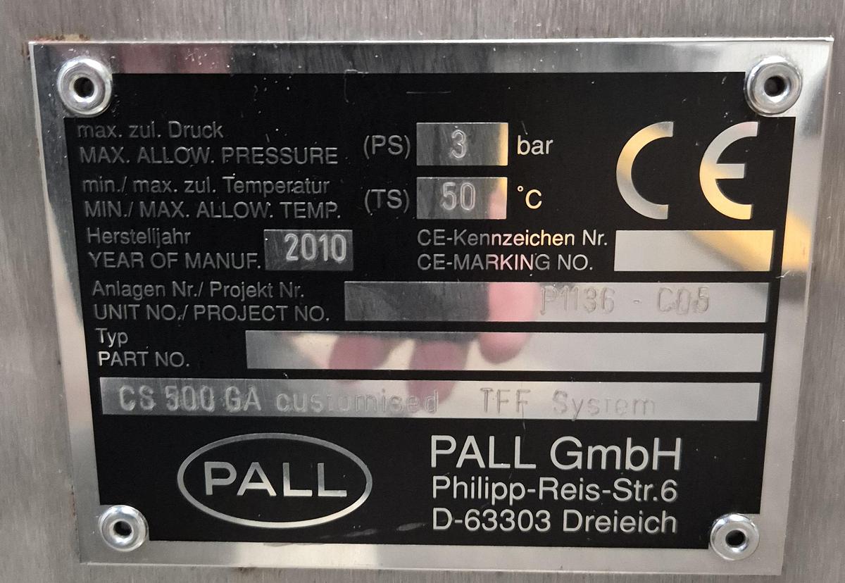 Gebraucht Pall Fitrationsanlage CS 500 GA customised TFF System