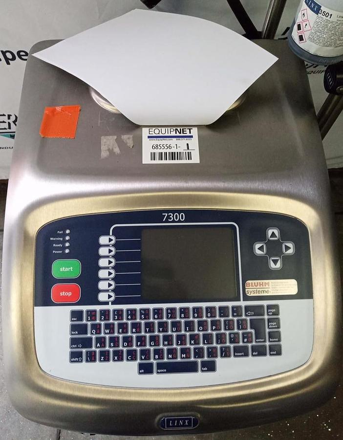 Gebraucht LINX 7300 IP55 P73 Industriedrucker mit Druckkopf Ultima 3103 C
