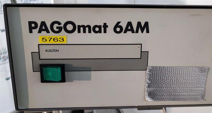 Gebraucht Pago Pagomat 6AM Etikettierer mit Laetus Argus Steuerung