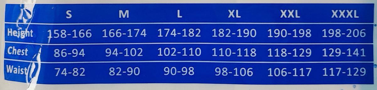 Guardwe Schutzanzug mit Kaputze  Cat. III CE0624 Gr.XL