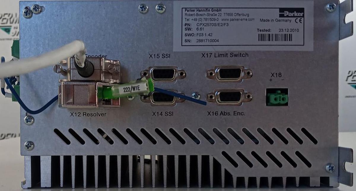 Gebraucht Parker Hannifin Servo Amplifier Compax-S CPX2570S/E2/F3