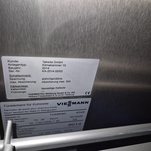 Gebraucht Thermotec Klimakammer 12 + 11+ 10 TE1700*2550*80
