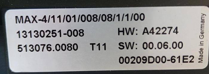 Gebraucht Elau Schneider Servo Verstärker MAX-4/11/01/008/08/1/1/00