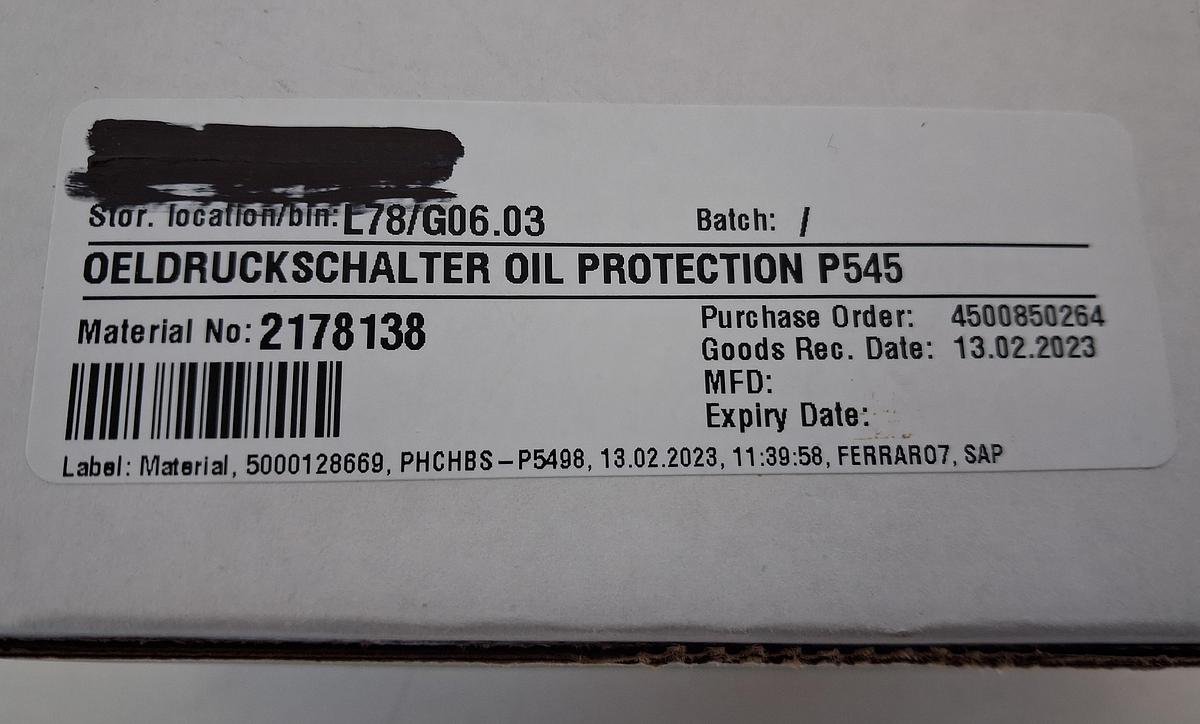 Gebraucht Lubeck Oil Protection P545