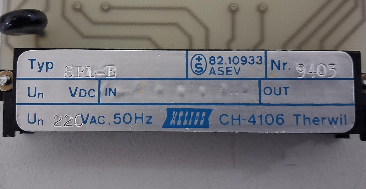 Gebraucht Messumformerspeisgerät Helios
