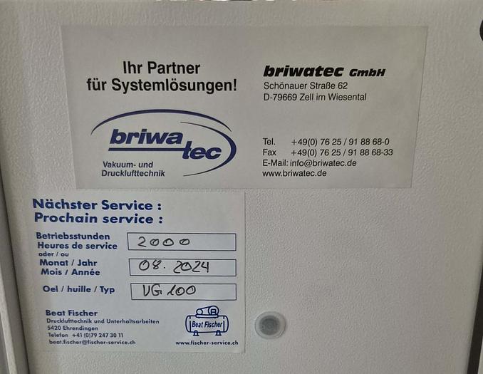 Gebraucht 2021 MIL'S / briwatec Hospivac V3 Vakuumsystem mit 500L-Tank und Bakterien-Doppelfilter G30390, gebraucht, sofort verfügbar