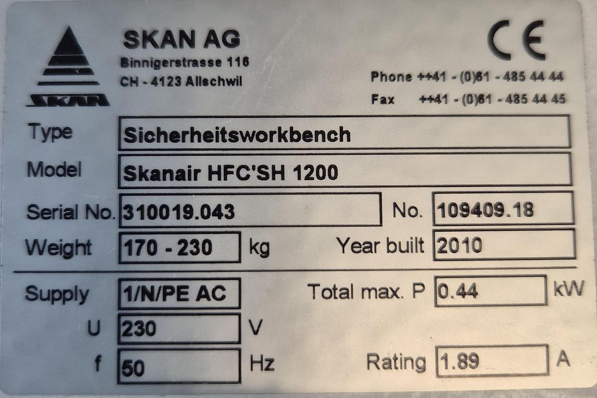 Gebraucht Skan HFC-SH1200