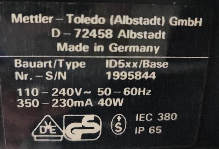 Gebraucht Mettler Toledo Bodenwaage ID5xx/Base Eex 0,5-150 Kg