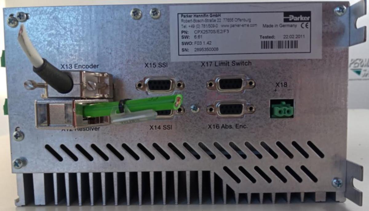 Gebraucht Parker Hannifin Servo Amplifier Compax-S CPX2570S/E2/F3