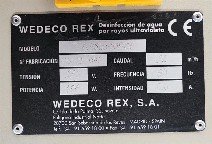 Gebraucht Wedeco Rex UV-Messgerät Steuerung