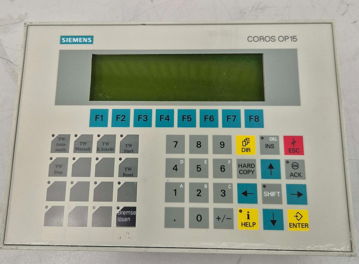Gebraucht Siemens Coros OP15 / Operator Panel OP15-C2