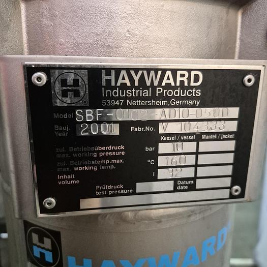 Gebraucht Hayward Doppelfiltergehäuse Modell SBF-0102-AD10-050D