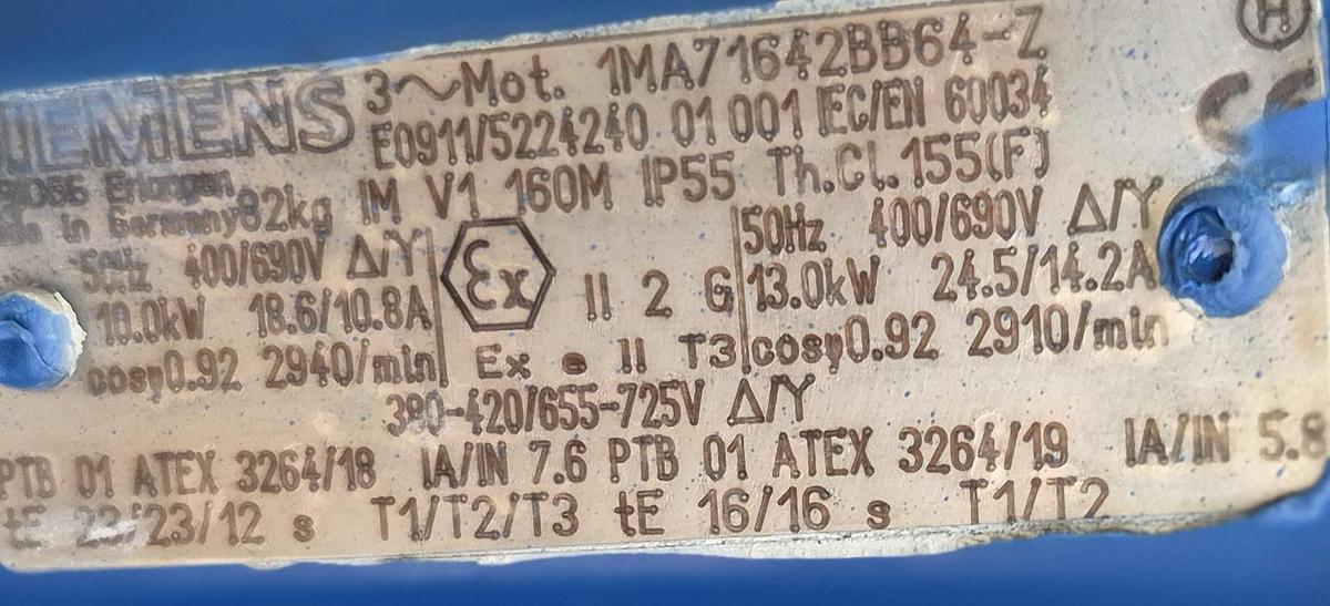 Überholt CP Magnetkreiselpumpe MKP 50-32-200 mit Siemens-Motor