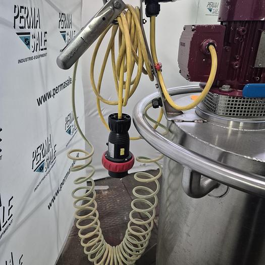 Gebraucht Rührbehälter mit Edelstahlkonstruktion und Fluid MD 15.62 Motor
