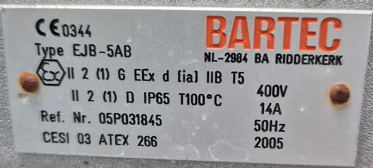 Gebraucht Bartec Ex-geschützte Vakuumsystem