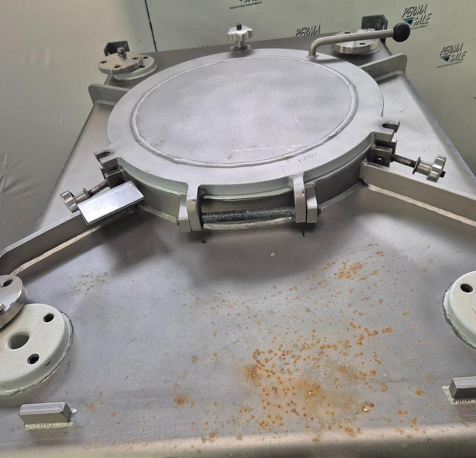 Used 1984 Stöcklin AG IBC-Behälter mit Halar-Beschichtung 630 ltr.