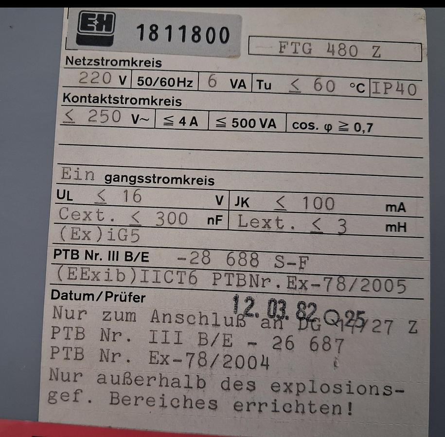 Gebraucht FTG 480 z