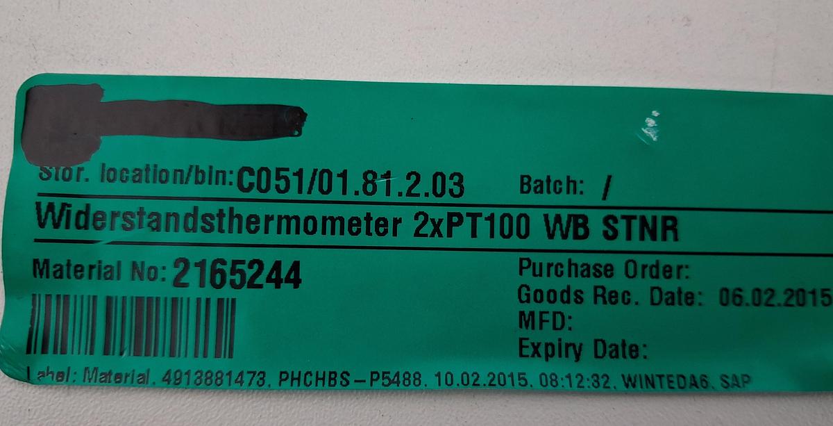 Gebraucht Winderstandsthermometer