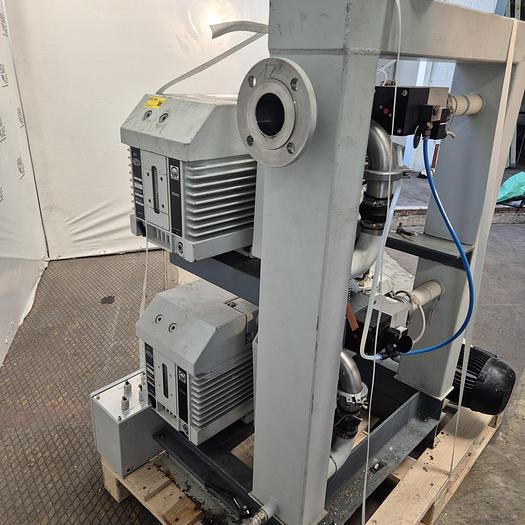 Gebraucht Leybold Trivac Drehschiebervakuumpumpe Station