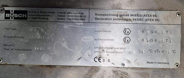 Gebraucht Bartec  Ex-geschützte Vakuumsystem