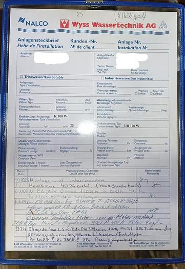 Gebraucht Wyss Wassertechnik Enthärtungsanlage K100W UO100W