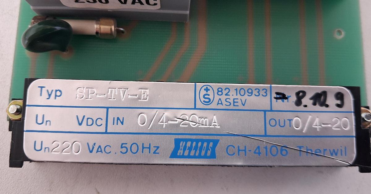Gebraucht Messumformer Helios