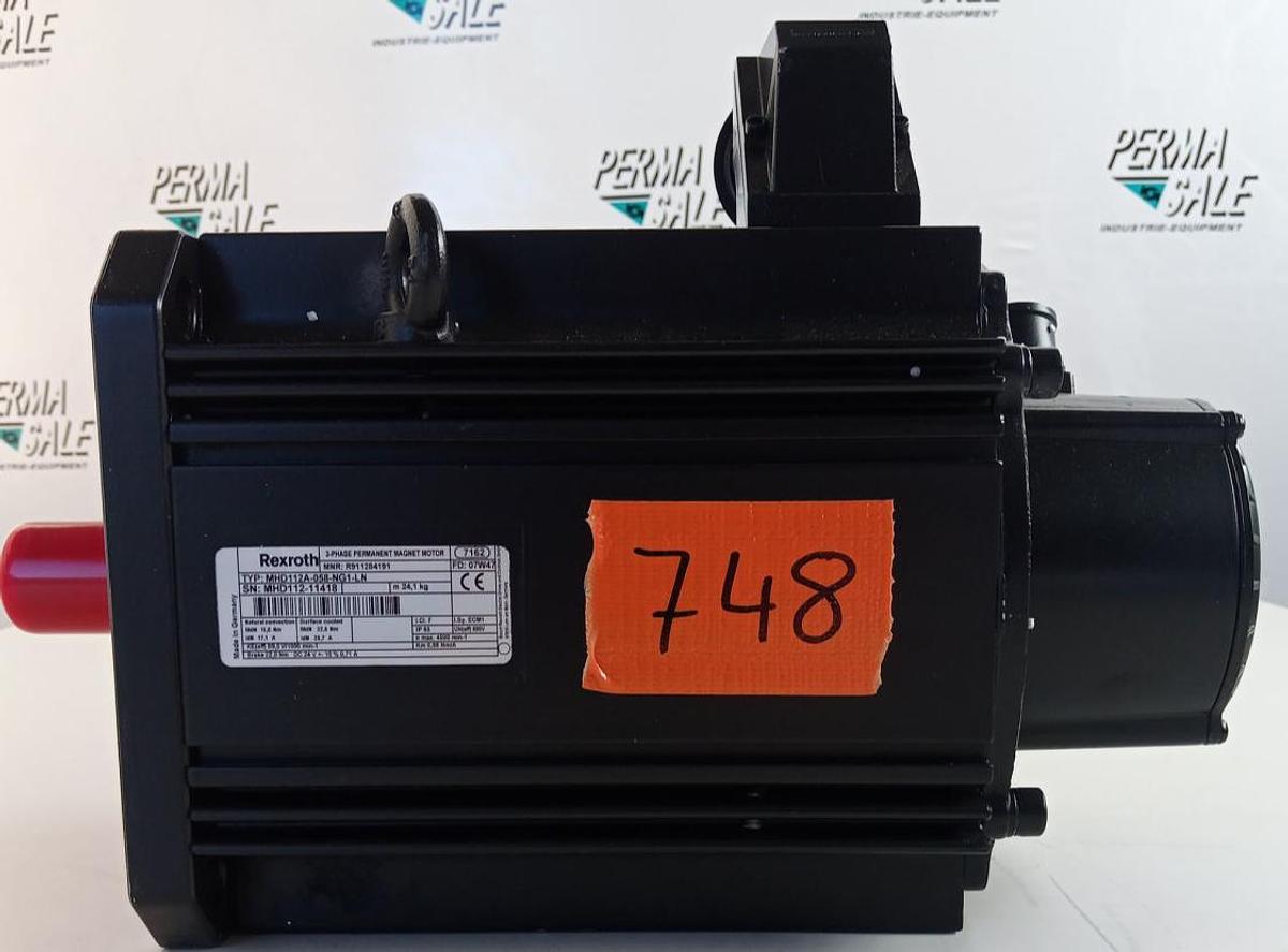Rexroth 3-Phasen Permanent Magnet Motor MHD-112A-058-NG1-LN