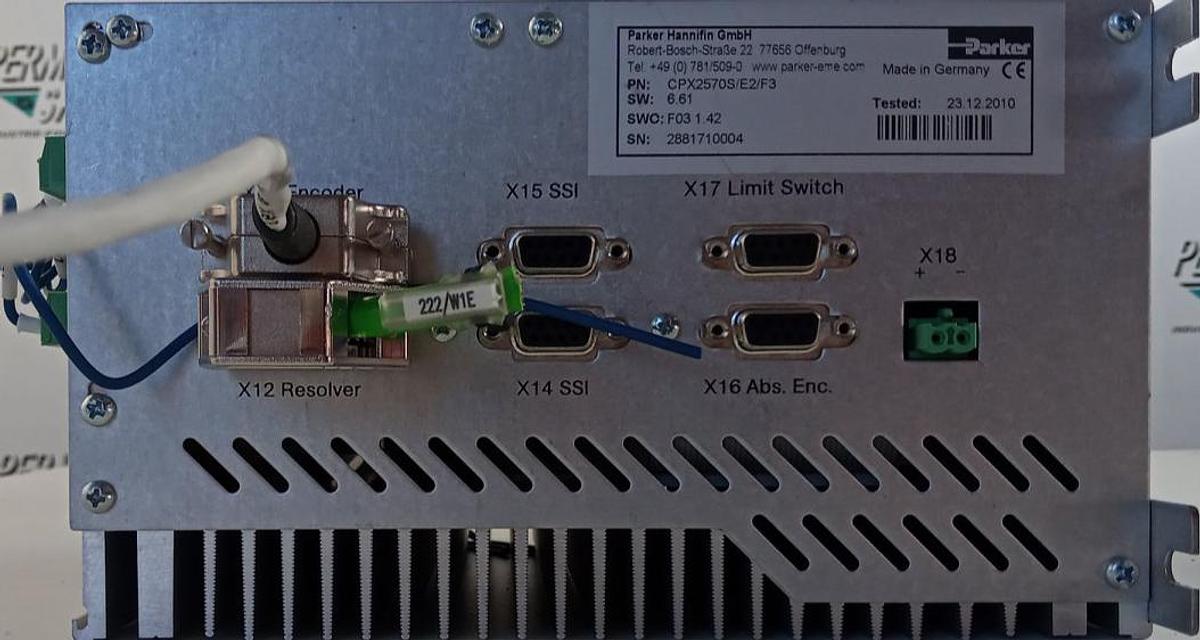 Gebraucht Parker Hannifin Servo Amplifier Compax-S CPX2570S/E2/F3