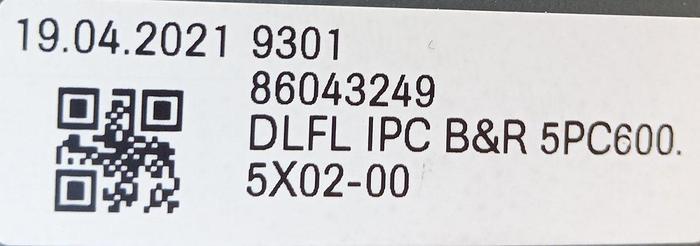 Gebraucht B&R Industrial Automation PC DLFL IPC B&R 5PC600