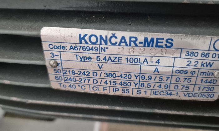 Gebraucht Trivac Drehschiebervakuumpumpe