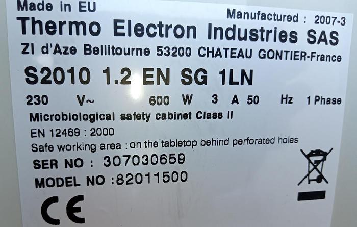 Gebraucht Skan Laborabzug Workstation S2010 1.2