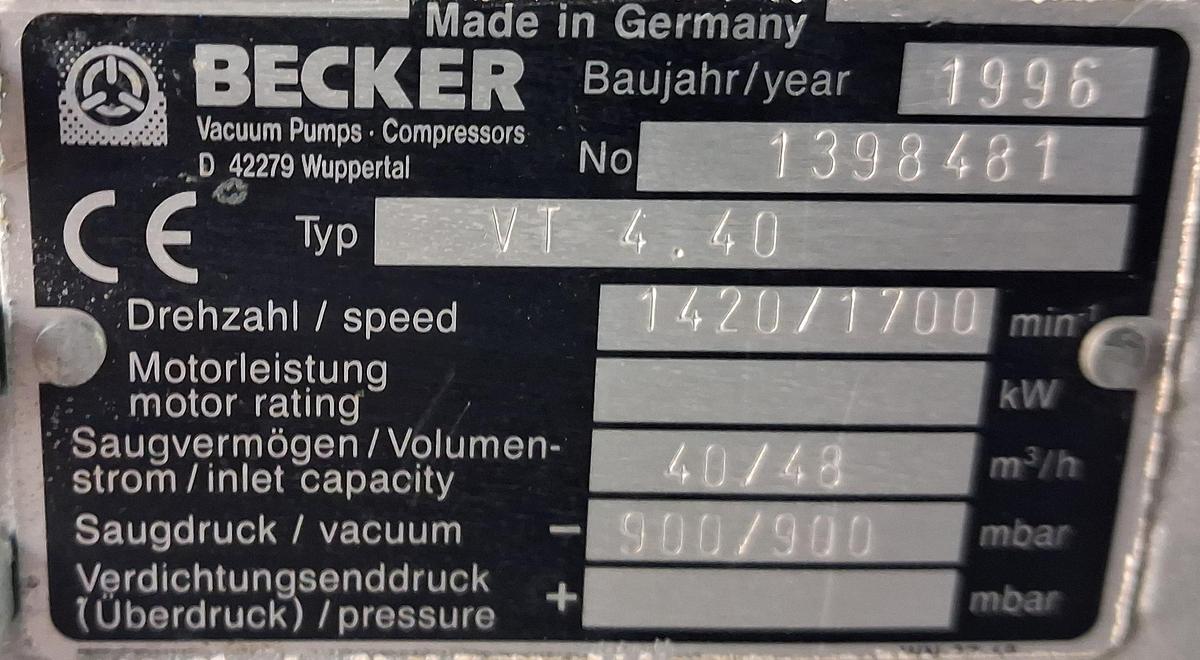 Gebraucht Vakumpumpe