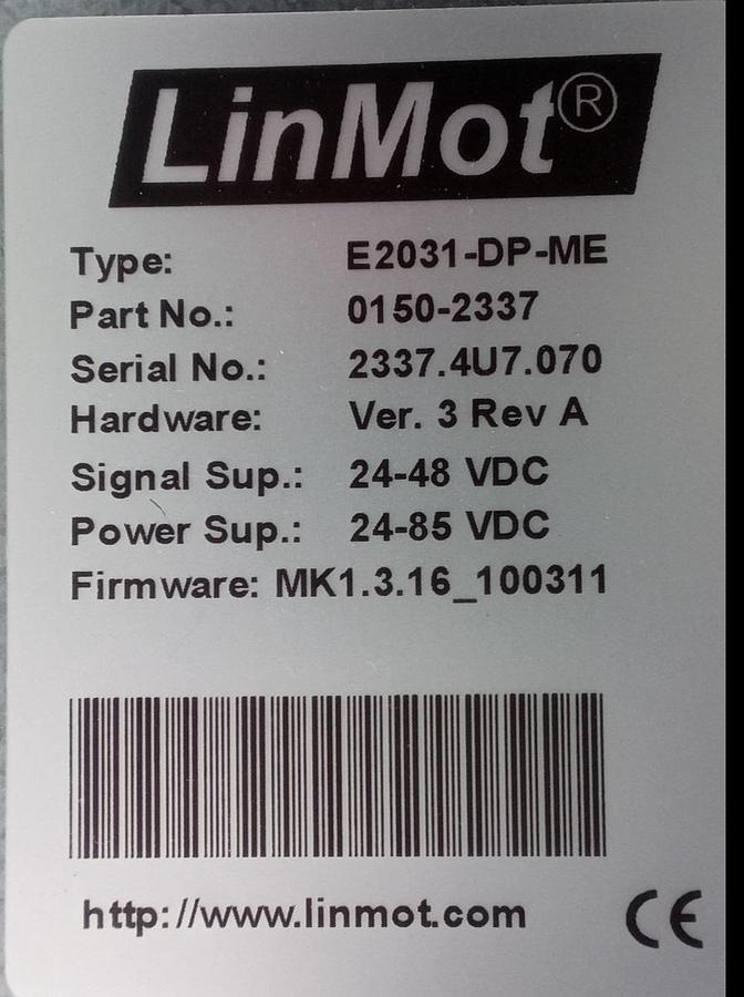 Gebraucht LinMot Dual Axis Motion Controler E2031-DP-ME
