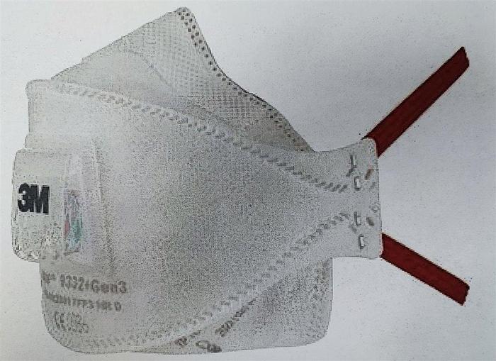 3M™ Aura™ Atemschutzmaske 9332+GEN3 FFP3 NR D mit Cool-Flow Ausatemventil, Industrievariante, Hygienisch einzelverpackt