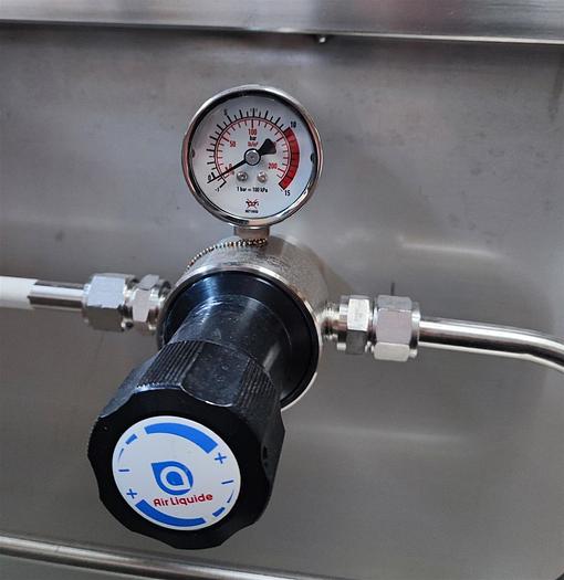 Gebraucht Edelstahl Sicherheitsstation für Sauerstoffflaschen