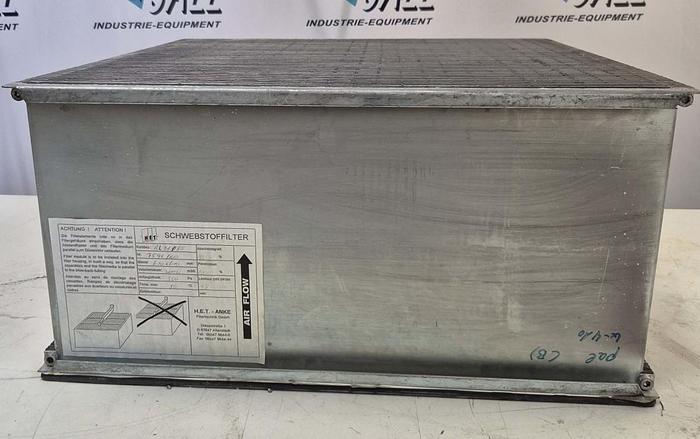 H.E.T. Anke Schwebstofffilter RL 11.080, 2000 m³/h