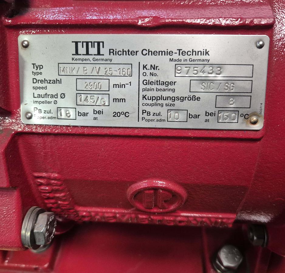 ITT Richter Pumpe / MNK/B/V 25-160
