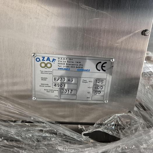 Gebraucht O.Z.A.F. E/30 A6 Förderband aus Edelstahl