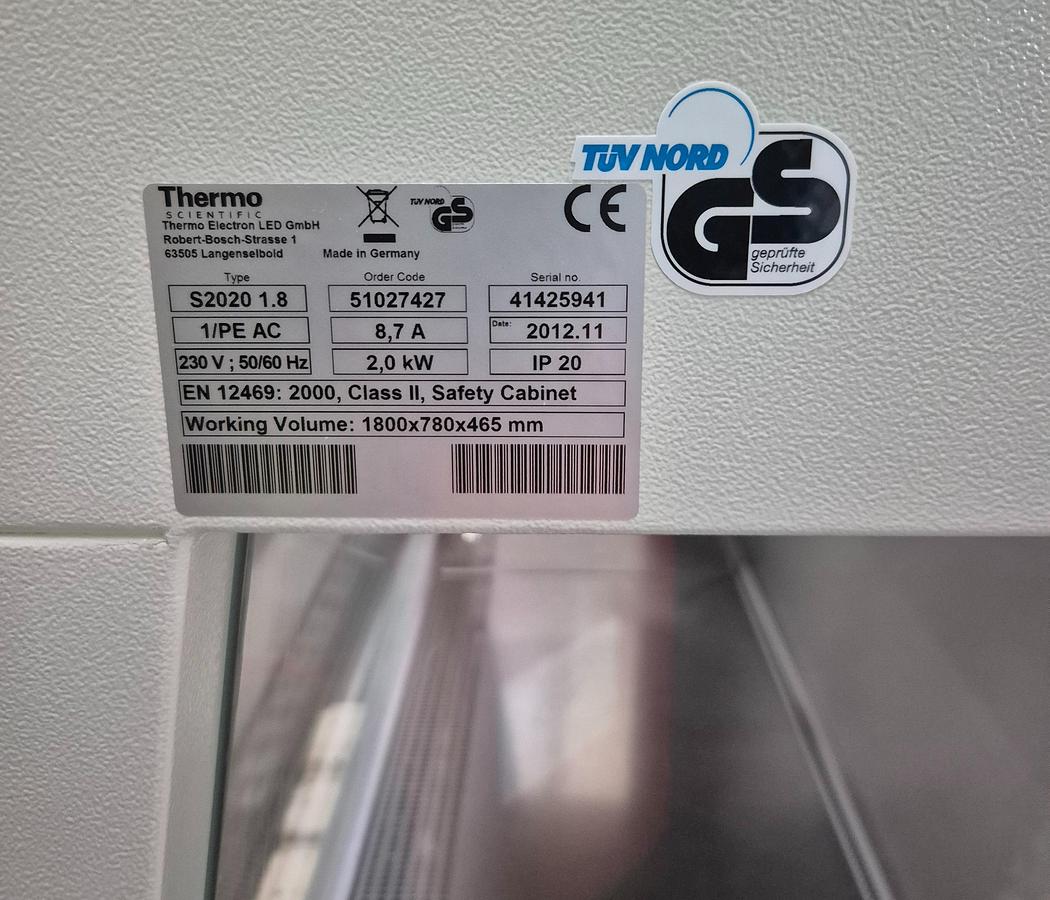 Gebraucht Thermo Secientific Workstation Safe2020