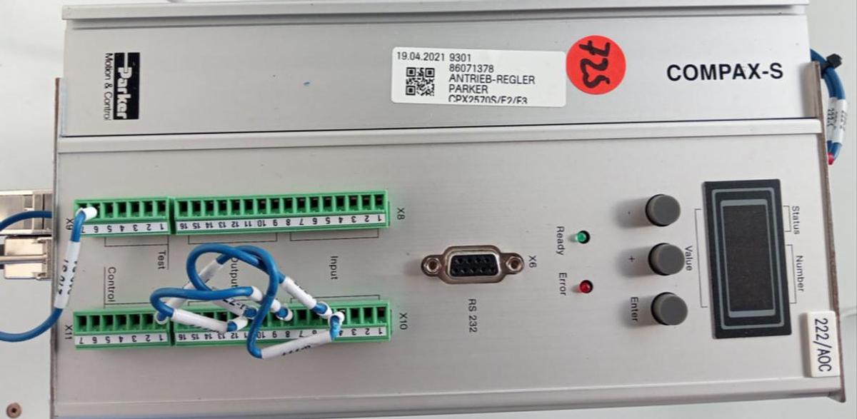 Gebraucht Parker Hannifin Servo Amplifier Compax-S CPX2570S/E2/F3