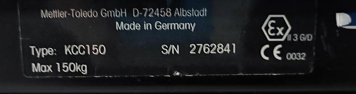 Gebraucht Mettler Toledo Waage KCC150 mit ID7 bis 150 Kg