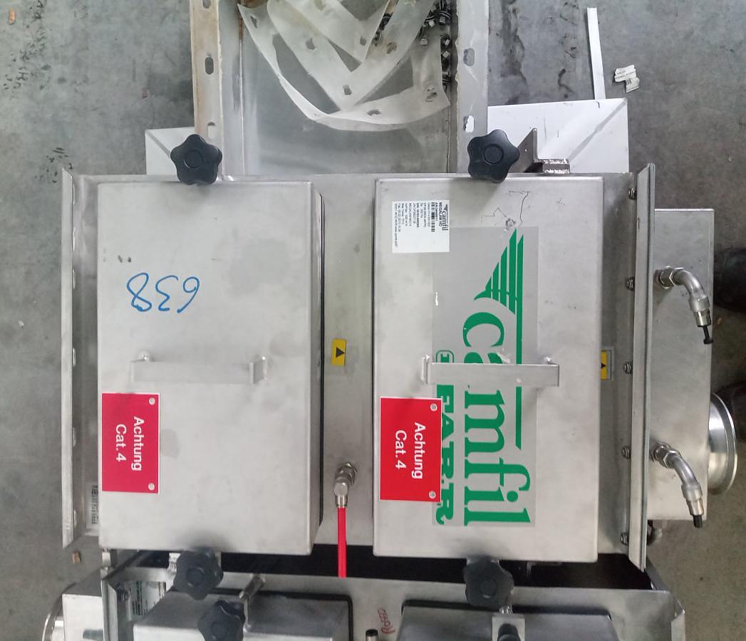 Camfil Edelstahlfilter Camsafe mit Megalam Filter